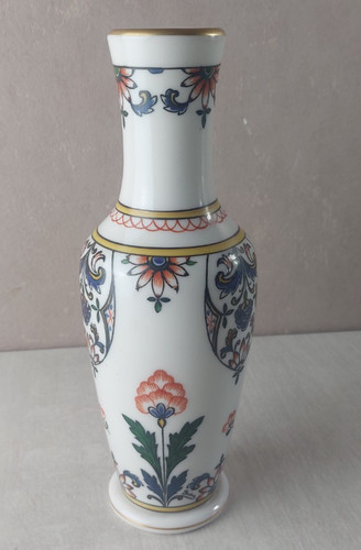 Ancien vase opaline peint - en, opaline,