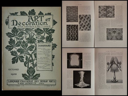 Art decoration octobre 1902 - art, et