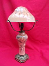 Lampe champignon verre et