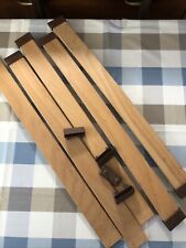 Lot de 5 Lattes pour Sommier  Métallique 2 Pers+ Fixation - 67.5x5x0.8 cm