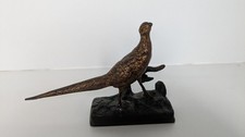 Faisan en bronze-Alfred Dubucand