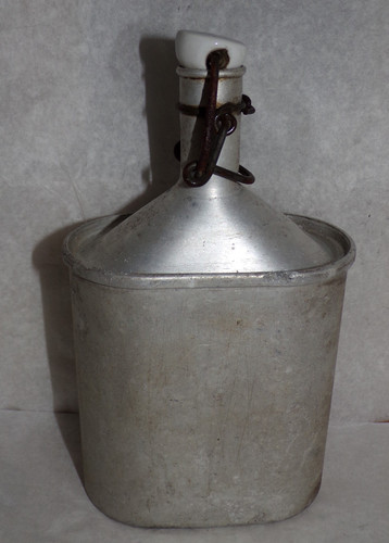 Ancienne gourde aluminium - ancienne,
