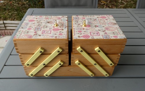 Boite travailleuse bois - travailleuse,