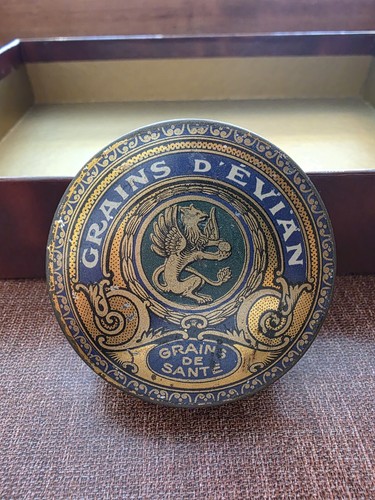 Ancienne boite tôle - boite,