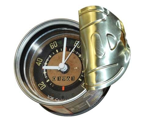 Horloge boîte conserve vw - horloge,