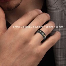 Bague croisée pour hommes