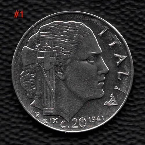1941 xxi italy - italy, centesimi