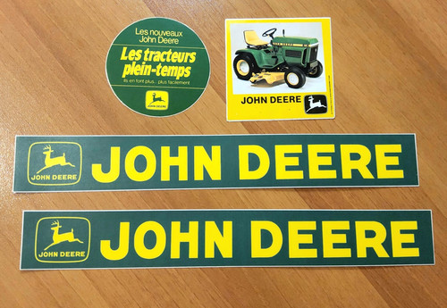 Lot autocollants john deere - lot,