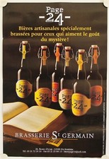 Affiche PAGE 24 - Bières Artisanales BRASSERIE SAINT GERMAIN