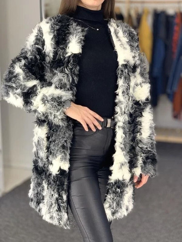 Manteau fourrure - manteau,