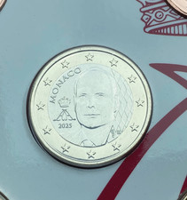 2 euro Monaco 2025 UNC , de rouleaux nouvelle face