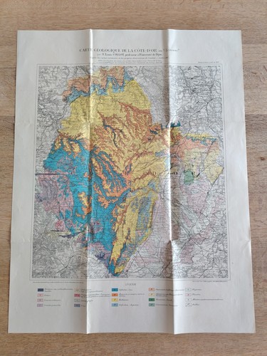 Carte géologique cote - de, la