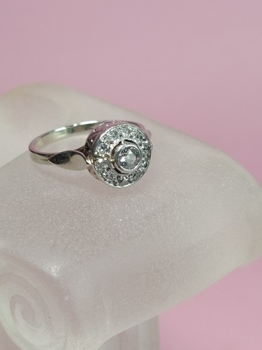 Ancienne bague cible art - bague, déco