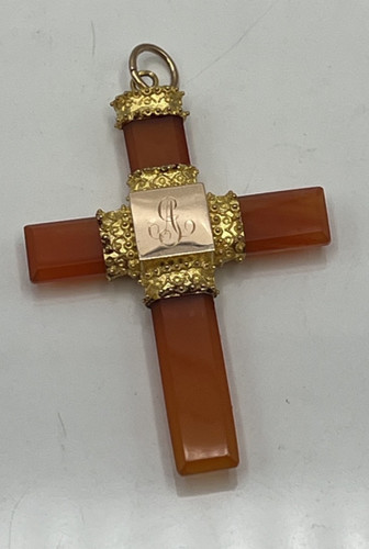 Superbe croix 18 carats - en,