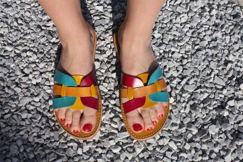 Sandales femme cuir confort - sandales,