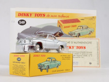 Atlas Dinky 549  Coupé Borgward  "isabella"  Gris Neuf en boite  1/43