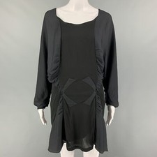 NINA RICCI Taille 4 Gris Noir