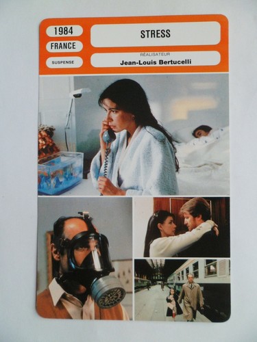 Carte fiche cinema 1984 stress - fiche,