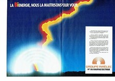 Publicité Advertising 037  1985  Airéléc (2p)  chauffage éléctrique Bienergie
