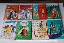 Collection de 8 livres POLY , Cécile Aubry, bibliothèque rose