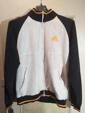 Veste Adidas Vintage Homme Noire Blanche Logo Jaune Vert Rare