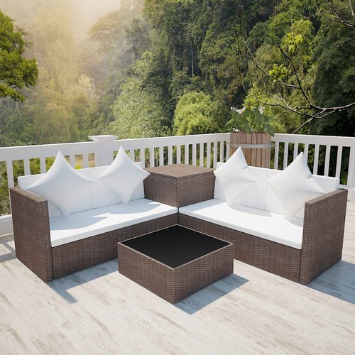 Salon jardin pcs - 4, avec