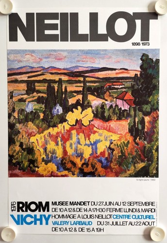 Affiche louis neillot 1976 - affiche,