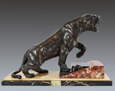 SCULPTURE Kaminuhr Empire