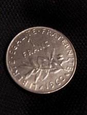 Pièce De 1 Francs 1960 La Semeuse République Française