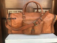 Vintage Hommes Véritable Cuir