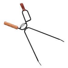  Pince à feu de camp, pince à cheminée extérieure, pince à bûches, pince à