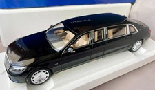 1:18 AUTOart Mercedes-Maybach Classe S S600 Pullman W222 Limousine noir 76297