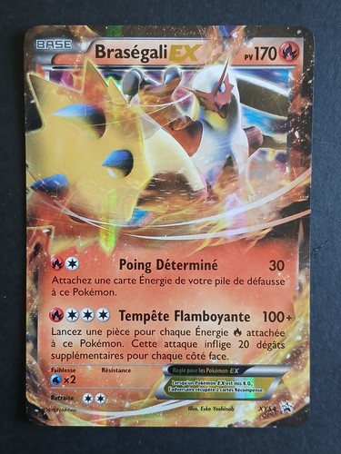 Carte pokémon braségali - pokémon, fr