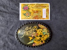 Boucle de ceinture Collector Ed Hardy by Christian Audigier avec Certicat