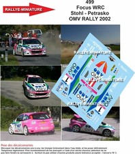 DECALS 1/43 REF 0499  FORD