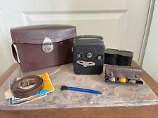 Ancien Camera Pathé Pathescope Motocamera Accessoire Etui Pathé Baby