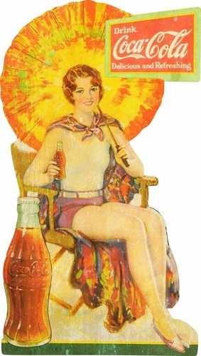 Coca cola girl colorful - girl,