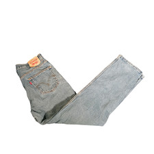 Jeans Levis 550 Bleus W36 L31 Pour Hommes Étiquette Rouge Coupe Détendue Zip