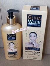 LAIT ÉCLAIRCISSANT GLUTA WHITE GLUTATHIONE COLLAGEN ÉCLAIRCISSANT GLUTA WHITE