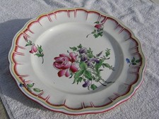 Assiette plate  - K et G -