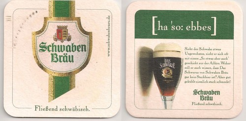 Schwaben bräu beer - schwaben, "ha