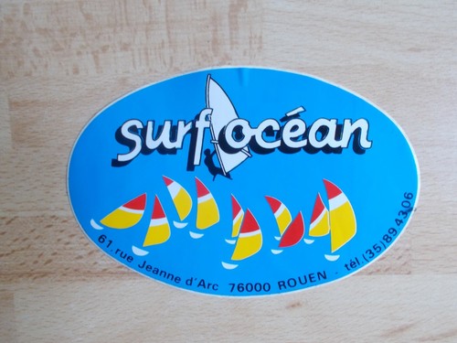 Autocollant surf océan - ,