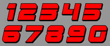 STICKER NUMERO COURSE RACING
