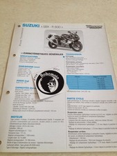 Suzuki GSX-R600 K4 2004 GSX-R 600 GSXR Fiche technique moto RMT ETAI