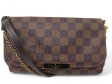 SAC A MAIN LOUIS VUITTON FAVORITE PM N41276 TOILE DAMIER BANDOULIERE BAG 1700€