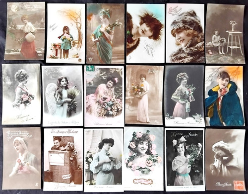 821 lot 18 cartes - lot, de
