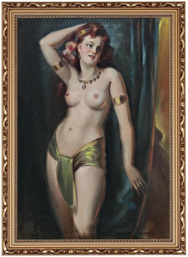 Huile sur toile - signé, gyula