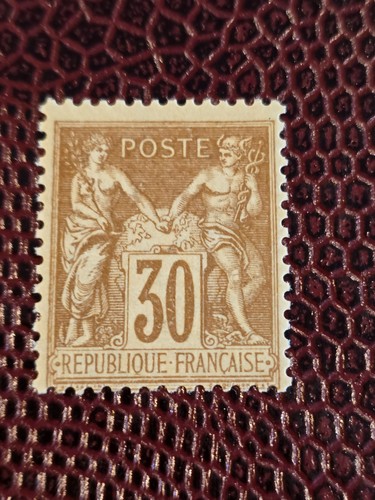 Timbre france signé - france, 80**