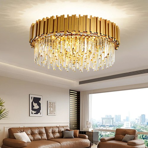 Lustre moderne led - led, cristal