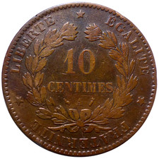 10 Centimes CÉRÈS 1887 A